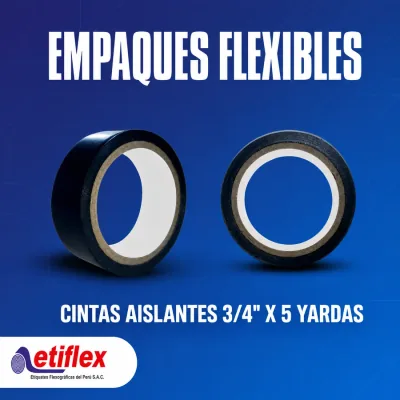 Cintas Aislantes 3/4" x 5 Yardas – Caja x 200 UND