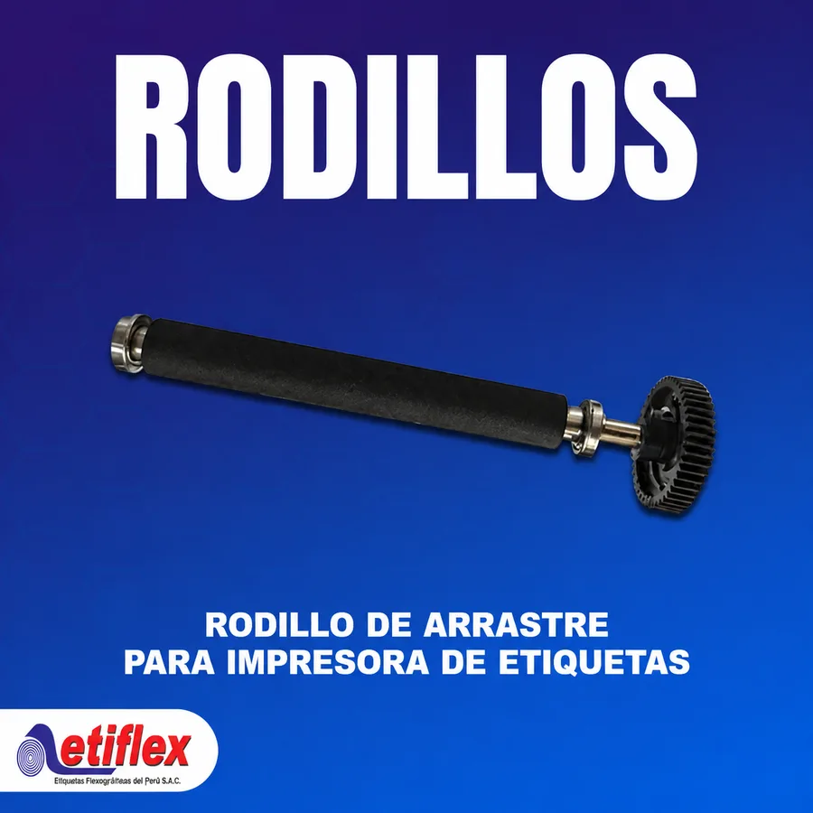 RODILLO DE ARRASTRE PARA IMPRESORA DE ETIQUETAS INDUSTRIAL TSC - TTP-2410MT / TTP-2410M Pro