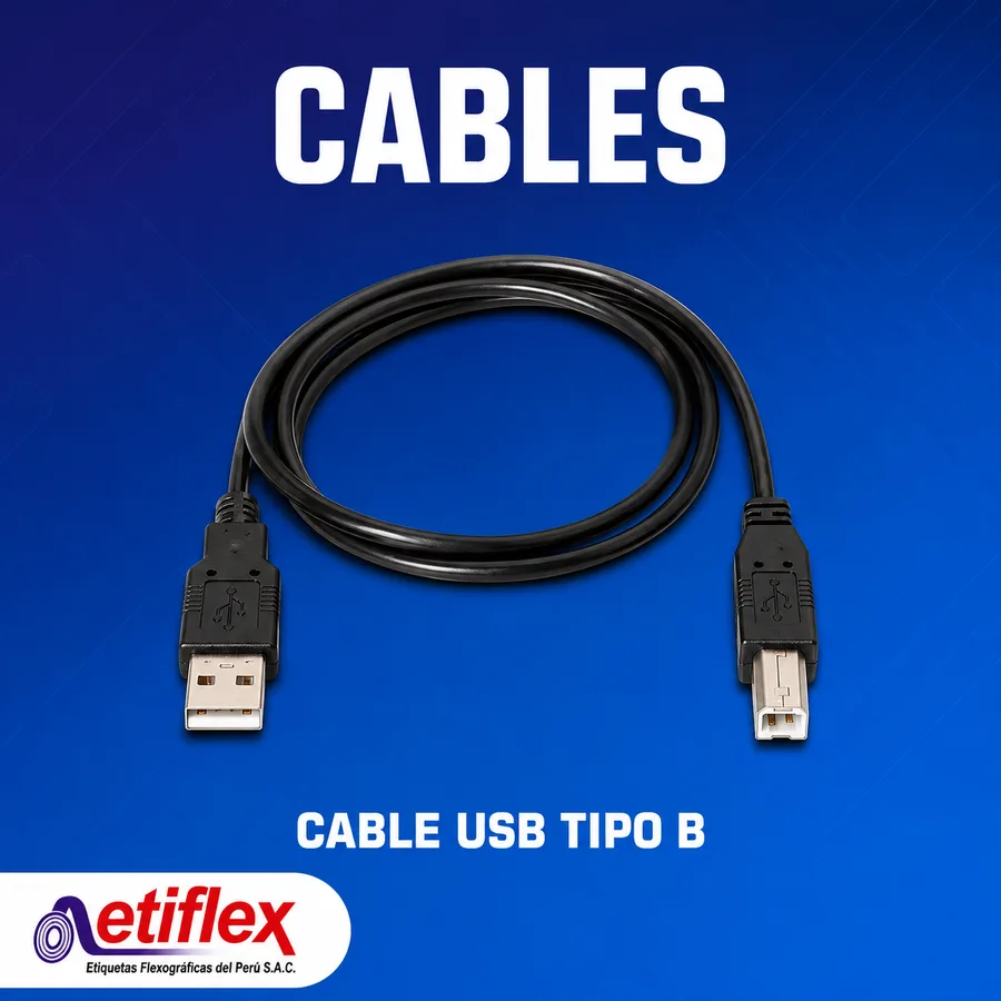 CABLE USB TIPO B