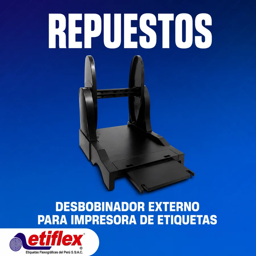 DESBOBINADOR EXTERNO PARA IMPRESORA DE ETIQUETAS - PRINTERS