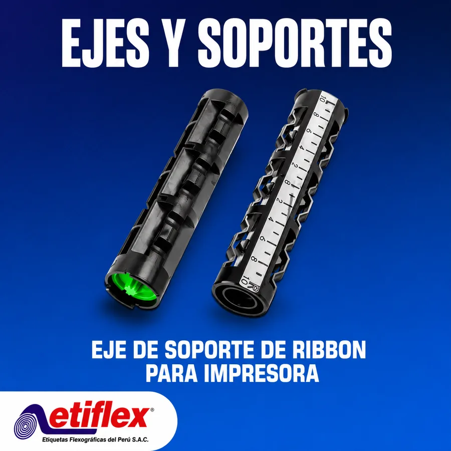 EJE DE SOPORTE DE RIBBON PARA IMPRESORA DE ETIQUETAS TSC - TE200