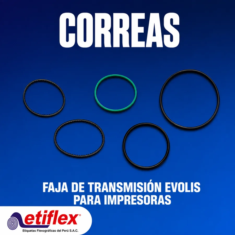 FAJA DE TRANSMISIÓN EVOLIS PARA IMPRESORAS DE CARNETS ZENIUS / PRIMACY / PRIMACY 2