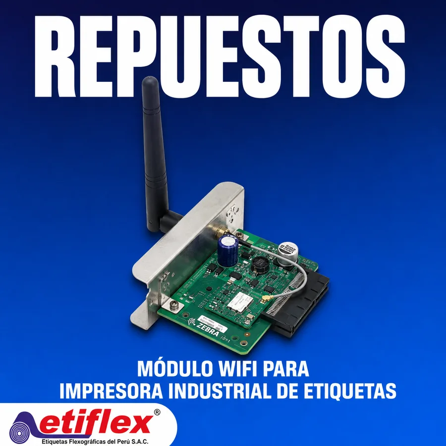 MÓDULO WIFI PARA IMPRESORA INDUSTRIAL DE ETIQUETAS ZEBRA