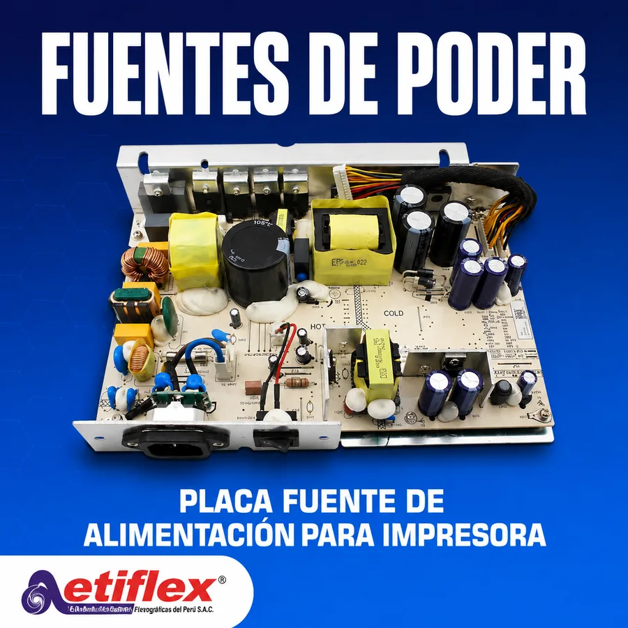 PLACA FUENTE DE ALIMENTACIÓN PARA IMPRESORA INDUSTRIAL DE ETIQUETAS ZEBRA ZT410 Y ZT420