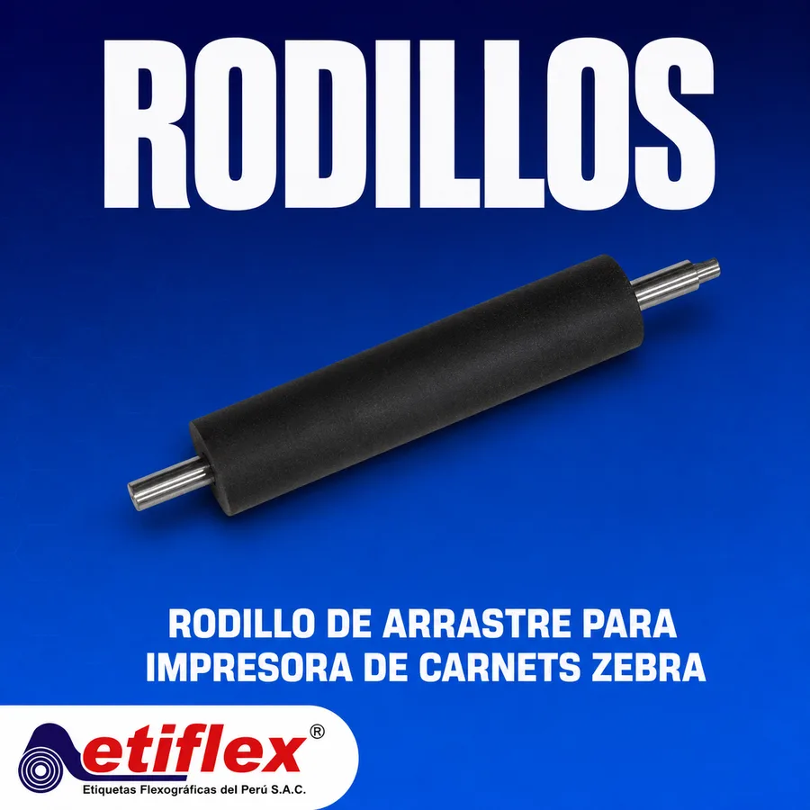 RODILLO DE ARRASTRE PARA IMPRESORA DE CARNETS ZEBRA ZC100 Y ZC300