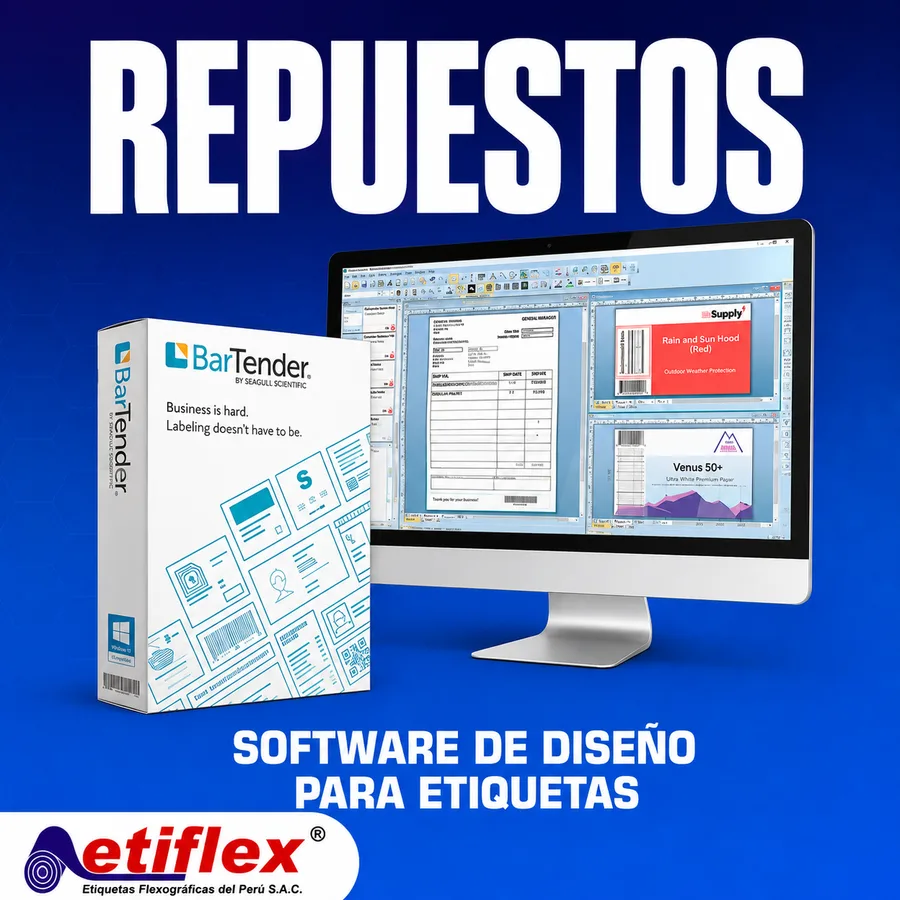 SOFTWARE DE DISEÑO PARA ETIQUETAS – BARTENDER