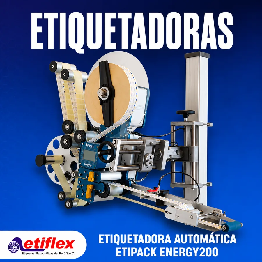 ETIQUETADORA AUTOMÁTICA ETIPACK ENERGY200