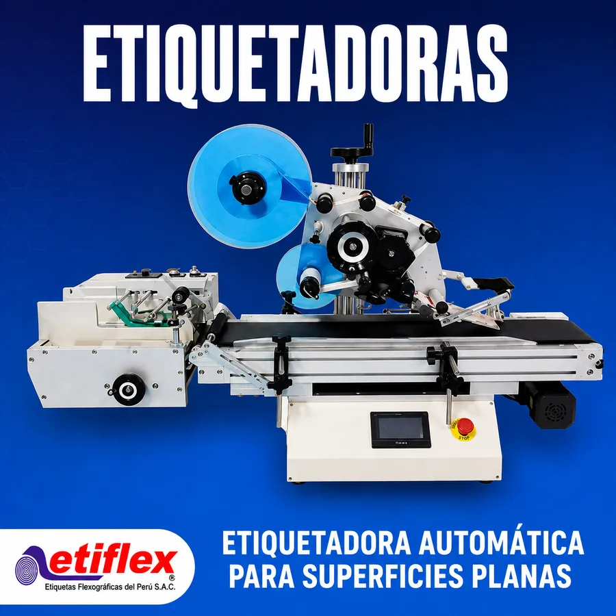 Etiquetadora Automática para Superficies Planas – Modelo AS-ZP01