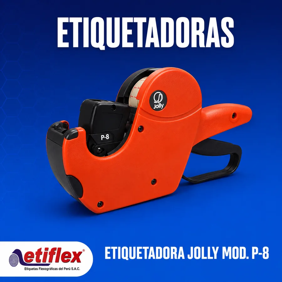 ETIQUETADORA JOLLY MOD. P-8 – 1 CABEZAL / 1 LÍNEA