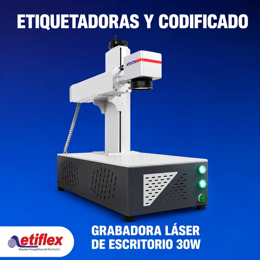 Grabadora Láser de Escritorio 30W – Luxar | Para Marcado e Metal y Plásticos