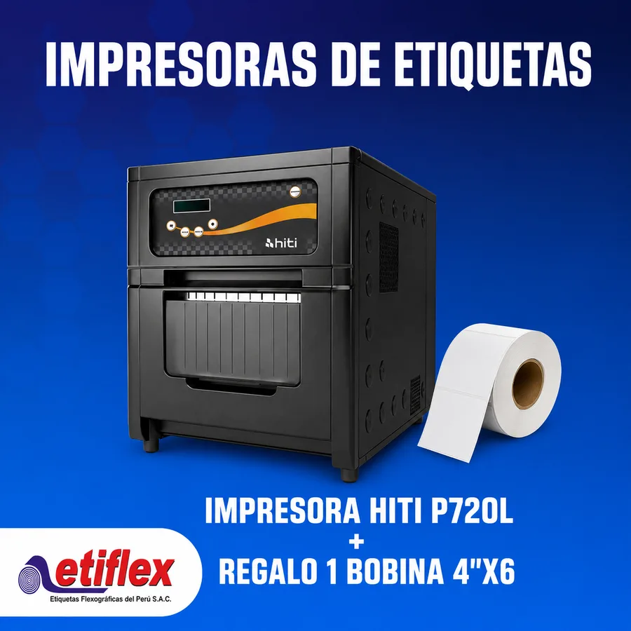 Impresora HITI P720L + regalo 1 bobina 4''x6