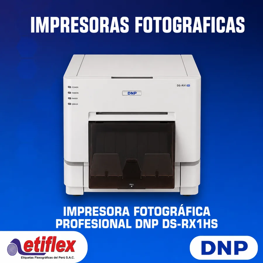 Impresora Fotográfica Profesional DNP DS-RX1HS – Alta Producción y Bajo Costo por Foto