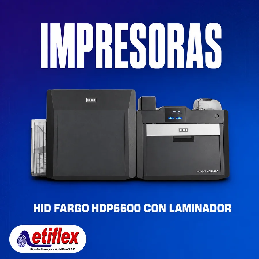 HID FARGO HDP6600 CON LAMINADOR