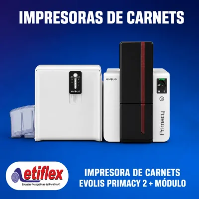 Impresora de Carnets Evolis Primacy 2 + Módulo Laminador