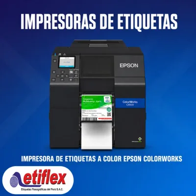 Impresora de Etiquetas a Color Epson ColorWorks CW-C6000