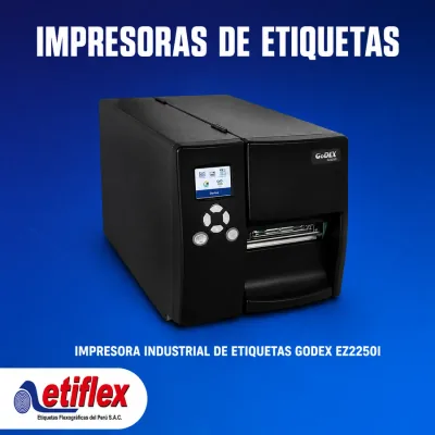 Impresora Industrial de Etiquetas Godex EZ2250i – Robusta, Precisa y de Alto Desempeño