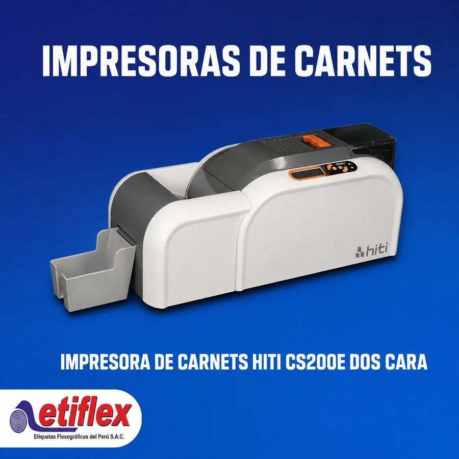 IMPRESORA DE CARNETS HITI CS200E DOS CARA