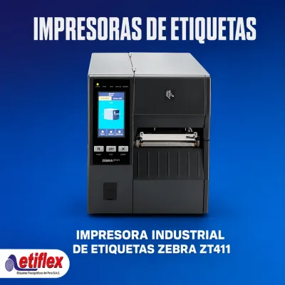 Impresora Industrial de Etiquetas Zebra ZT411 – Potente, Flexible y de Alto Rendimiento