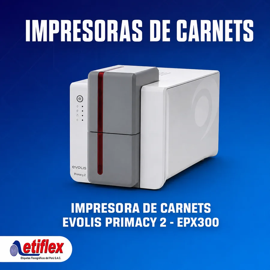 Impresora de Carnets Evolis Primacy 2 - (EPX300) - Alta Velocidad