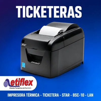 IMPRESORA TÉRMICA - TICKETERA - STAR - BSC-10 - LAN