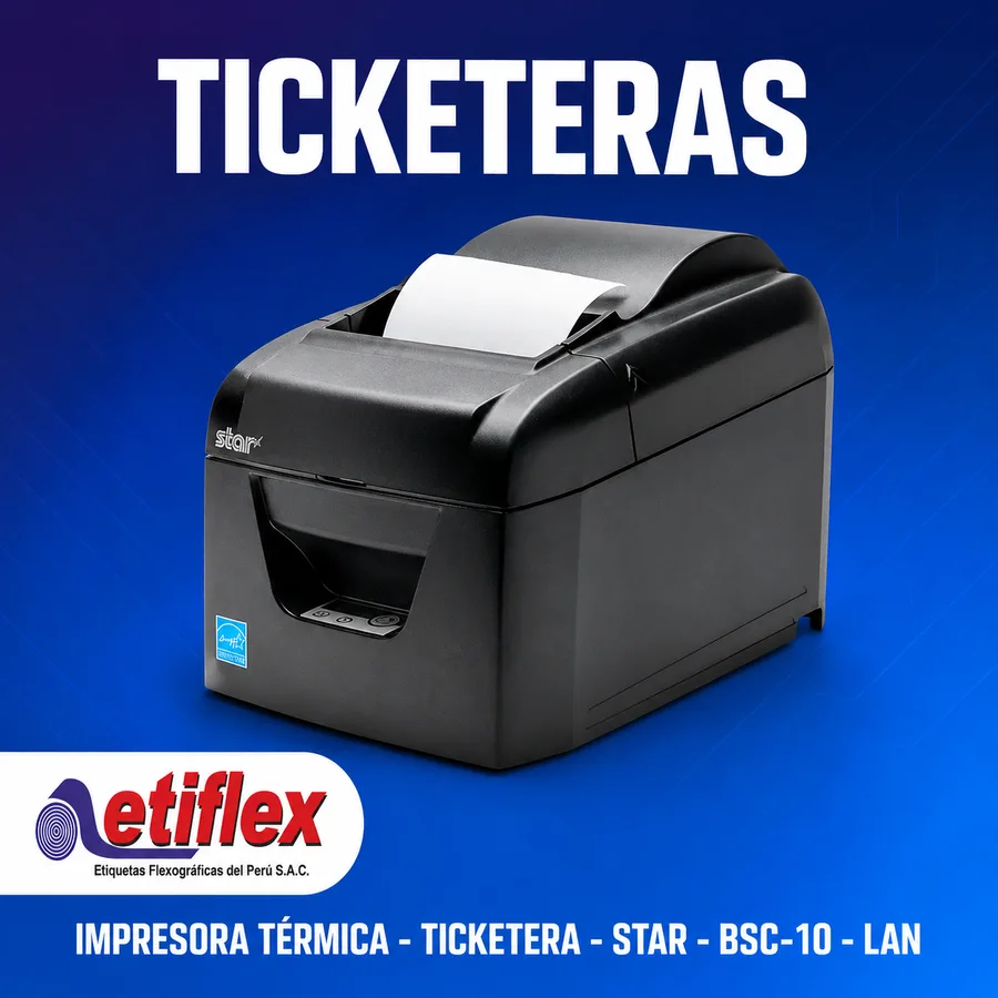IMPRESORA TÉRMICA - TICKETERA - STAR - BSC-10 - LAN