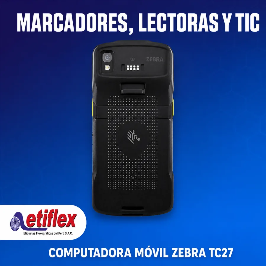 Computadora Móvil Zebra TC27 – Conectividad, Escaneo y Ruggedización Empresarial
