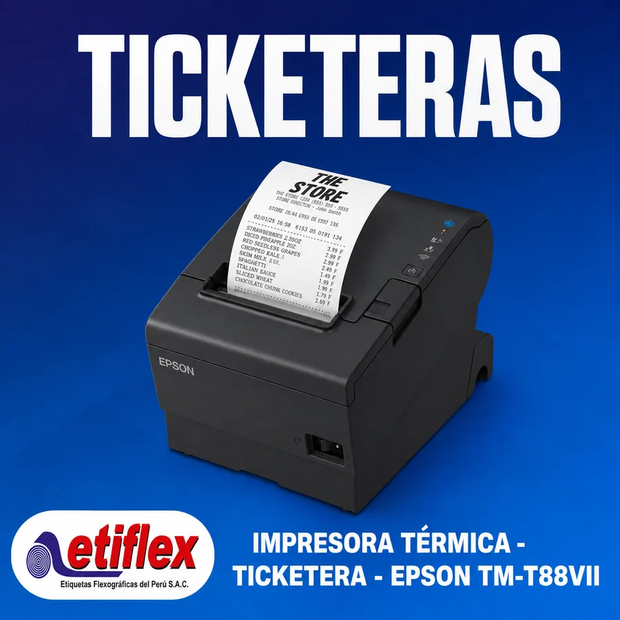 IMPRESORA TÉRMICA - TICKETERA - EPSON TM-T88VII