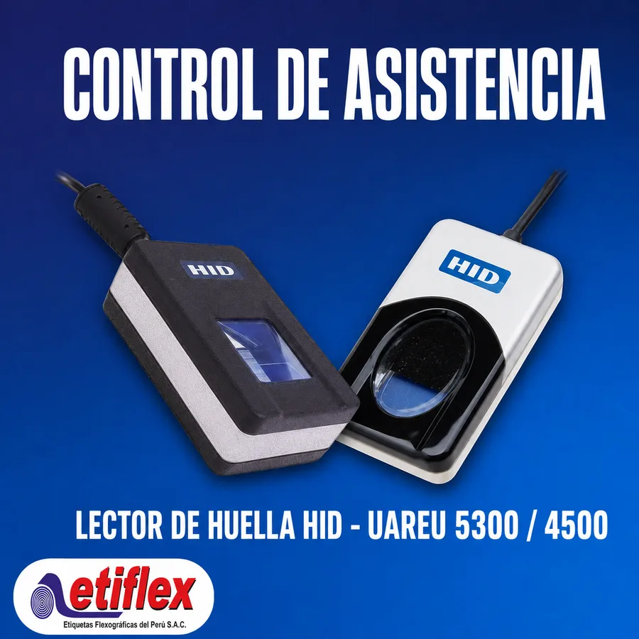 Lector de huella HID - UAreU 5300 / 4500