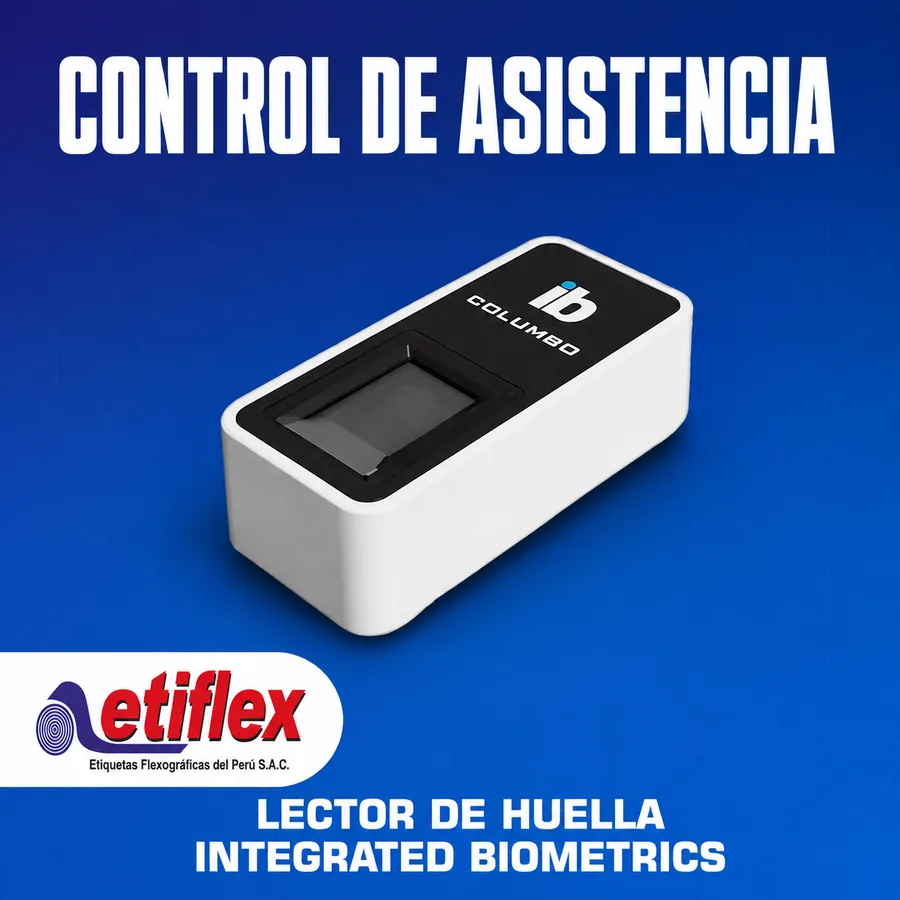 Lector de huella Integrated Biometrics – COLUMBO (Nueva Versión)
