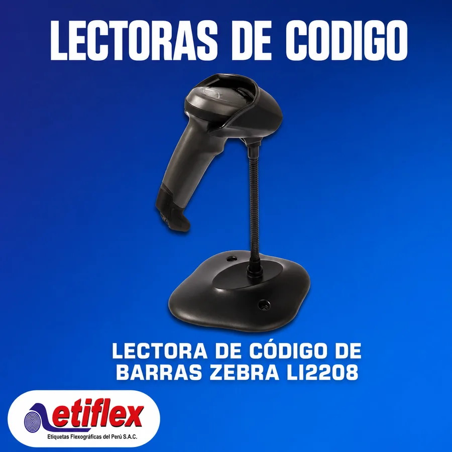 Lectora de código de barras Zebra LI2208