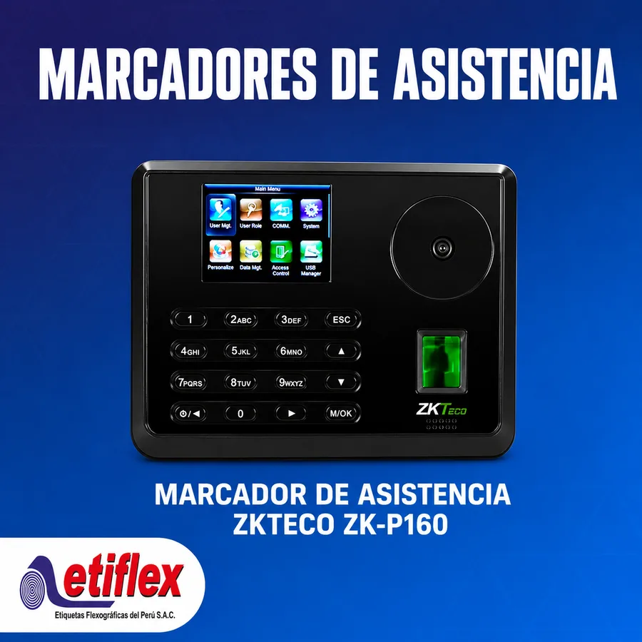 MARCADOR DE ASISTENCIA ZKTeco ZK-P160