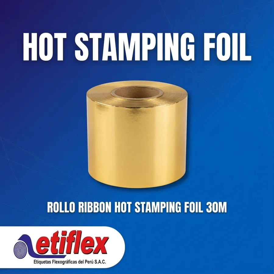 ROLLO RIBBON HOT STAMPING FOIL 30mm x 150mts