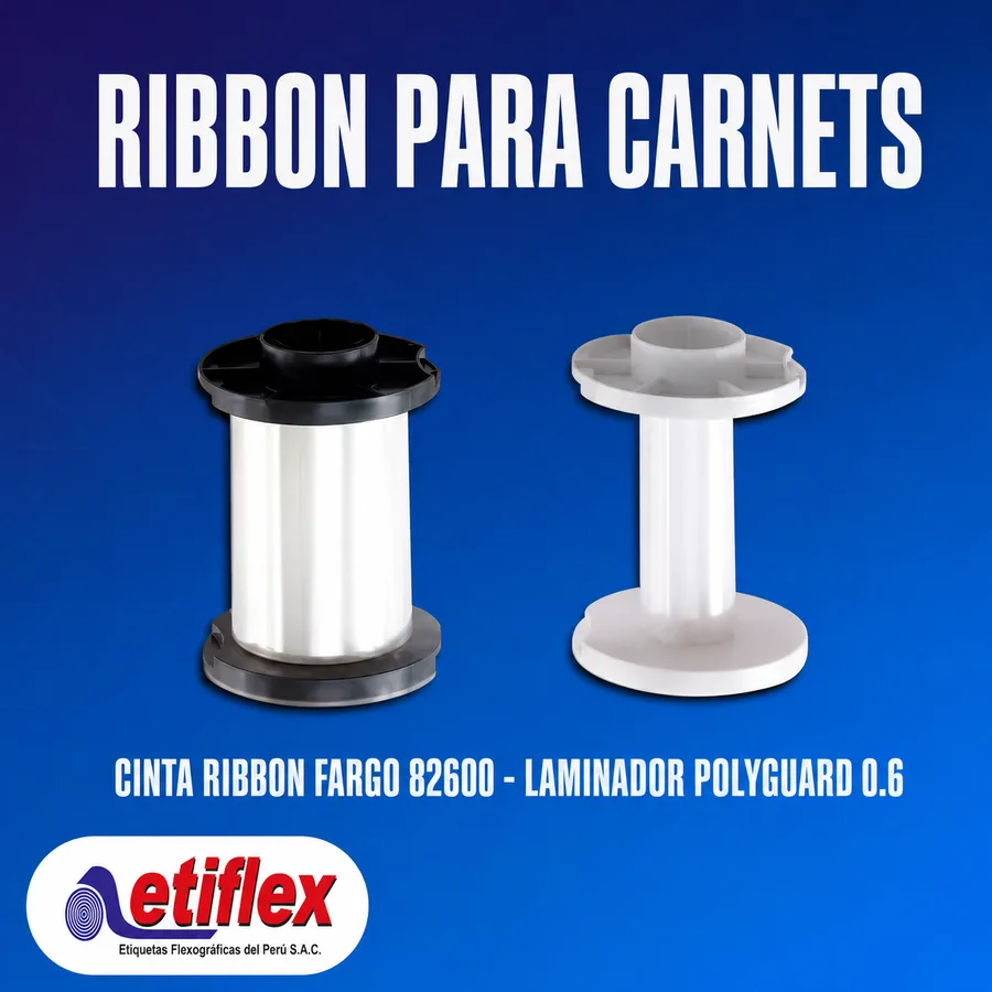 CINTA RIBBON FARGO 82600 - LAMINADOR POLYGUARD 0.6 mm PARA IMPRESORA DE CARNETS FARGO DTC1500 - DTC4500 - DTC4500e - HDP5000 - HDP5000e y HDP8500