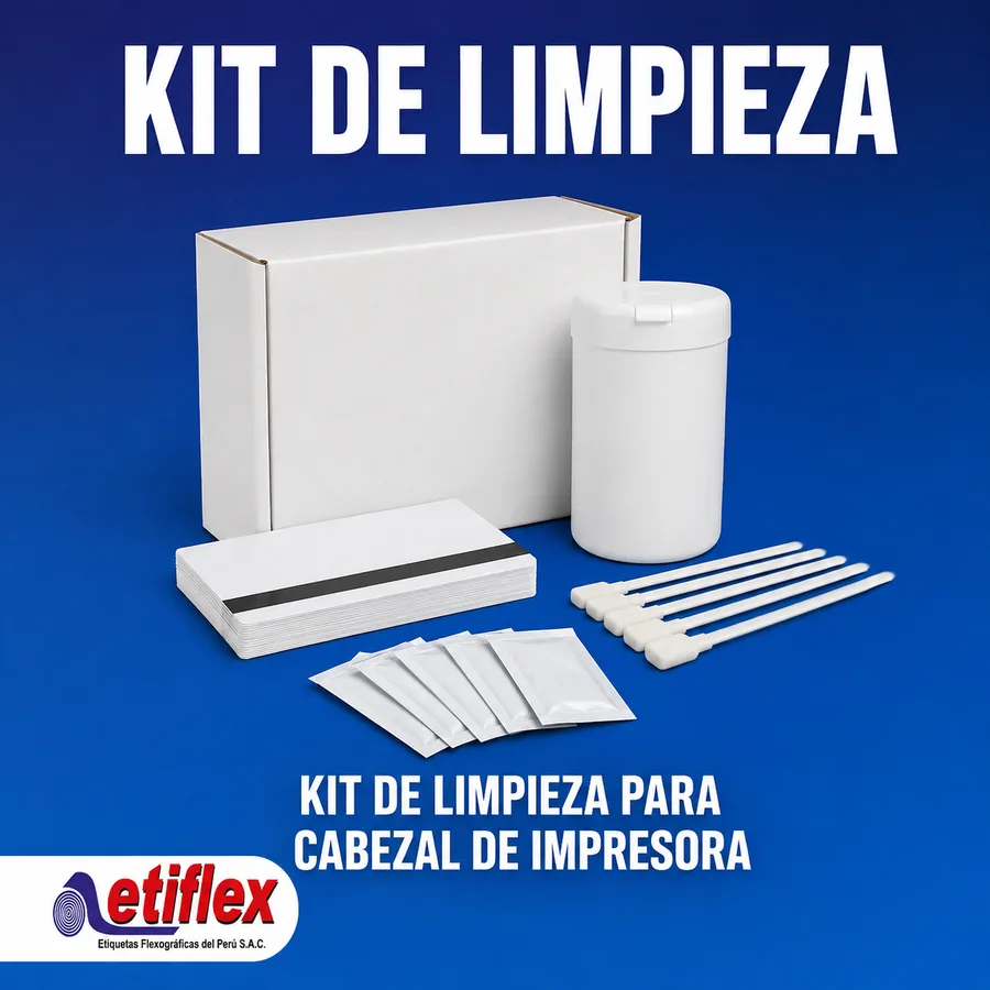 Kit de Limpieza para Cabezal de Impresora de Etiquetas