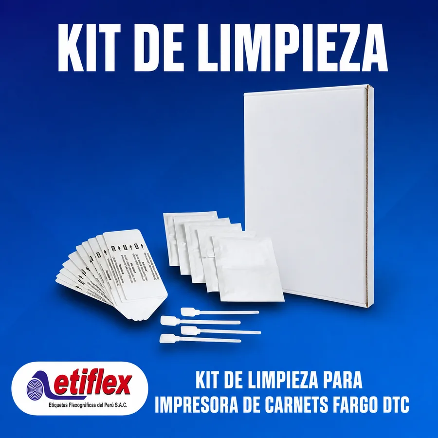 KIT DE LIMPIEZA PARA IMPRESORA DE CARNETS FARGO DTC SERIES