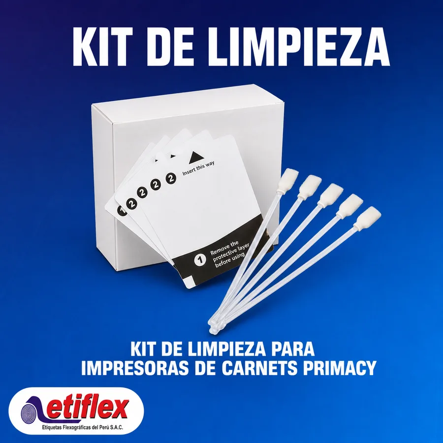 Kit de limpieza para impresoras de carnets Primacy y Zenius
